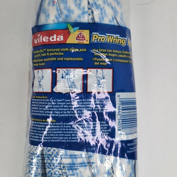 New O Cedar Vileda Pro Wring Pro Mop Refill Replacement Mop Head - Picture 4 of 4